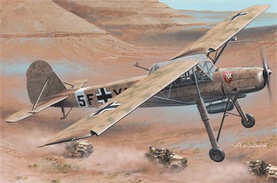 80181  авиация  Fieseler Fi-156 C-3/TROP Storch  (1:35) 6939319201812