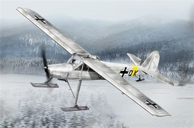 80183  авиация  Fieseler Fi-156 C-3 Skiplane  (1:35) 6939319201836