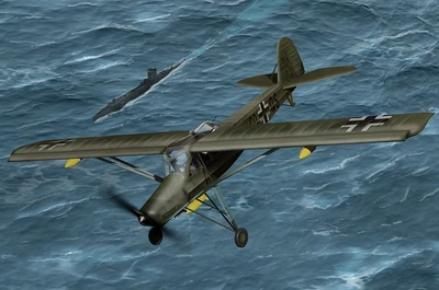 80184  авиация  Fieseler Fi-156U Storch  (1:35) 6939319201843
