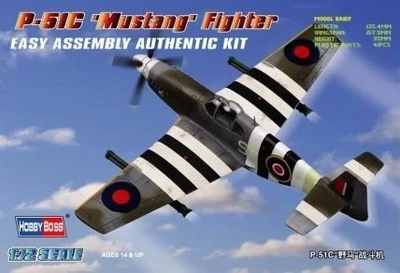 80243  авиация  P-51C "Mustang" Fighter  (1:72) 6939319202437
