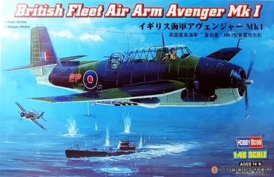 80331  авиация  British Fleet Air Arm Avenger Mk 1  (1:48) 6939319203311
