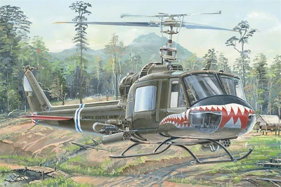 81807  авиация  UH-1 Huey B/C  (1:18) 6939319218070