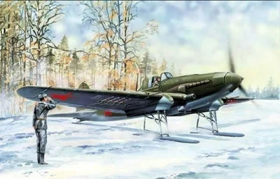 83202  авиация  &L-2 Sturmovik on Skis  (1:32) 6939319232021