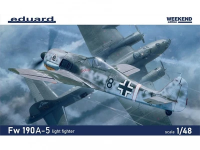 84118  авиация  Fw 190A-5 Light Fighter Weekend Edition  (1:48) 8591437586868
