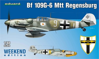 84143  авиация  Bf 109G-6 Mtt Regensburg (Weekend Edition)  (1:48) 859143752079