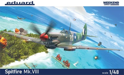 84154  авиация  Spitfire Mk.VIII  (1:48) 8591437575428