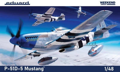 84172  авиация  P-51D-5 Mustang Weekend Edititon  (1:48) 8591437555178