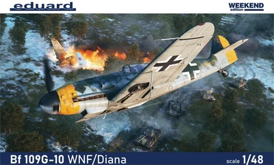 84182  авиация  Bf 109G-10 WNF/Diana Weekend Edition  (1:48) 8591437567904