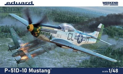84184  авиация  P-51D-10 Mustang Weekend Edititon  (1:48) 8591437573806