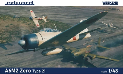 84189  авиация  A6M2 Zero type 21  (1:48) 8591437578856