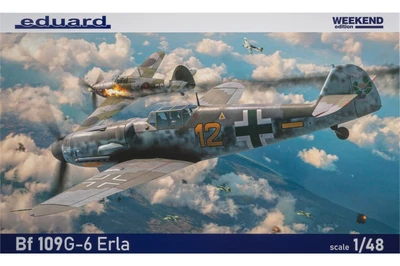 84201  авиация  Bf 109G-6 Erla Weekend Edition  (1:48) 8591437590230