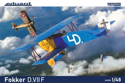 8483  авиация  Fokker D.VIIF Weekend Edition  (1:48) 8591437586011