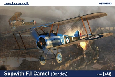 8485  авиация  Sopwith F.1 Camel (Bentley) Weekend edition  (1:48) 8591437570164