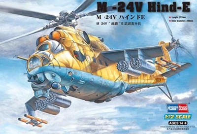 87220  авиация  M&-24V Hind-E  (1:72) 6939319272201