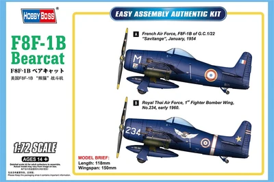 87268  авиация  F8F-1B Bearcat  (1:72) 6939319272683