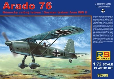 92099  авиация  Arado Ar 76  (1:72) 4580314908347