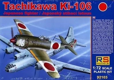 92103  авиация  Tachikawa Ki-106  (1:72) 4580314908538