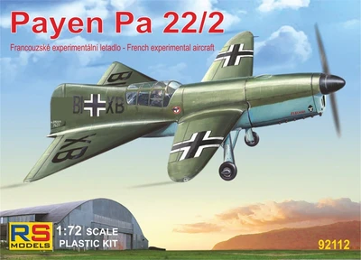 92112  авиация  Payen Pa 22/2  - French experimental Aircraft   (1:72) 4580314908118