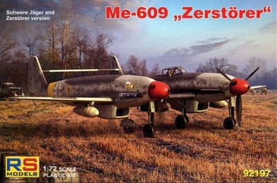 92197  авиация  Messerschmitt Me 609  (1:72) 8594183911977