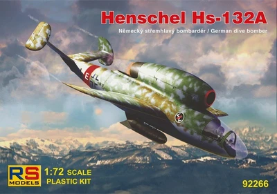 92266  авиация  Henschel Hs-132A German Dive Bomber  (1:72) 2000002216292
