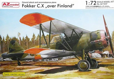 AZ7237  авиация  Fokker C.X "Over Finland"  (1:72) 4580314908804