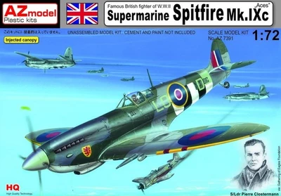 AZ7391  авиация  Supermarine Spitfire Mk.IXc "Aces"  (1:72) 4589913269910