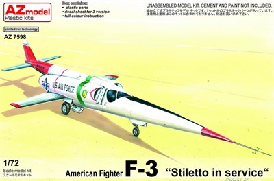 AZ7598  авиация  F-3 "Stiletto in service"  (1:72) 4589913258136