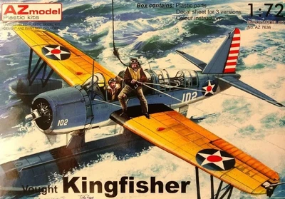 AZ7636  авиация  Vought OS2U Kingfisher  (1:72) 2000000166858