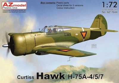 AZ7644  авиация  Curtiss Hawk H-75A-4/5/7  (1:72) 2000000166872
