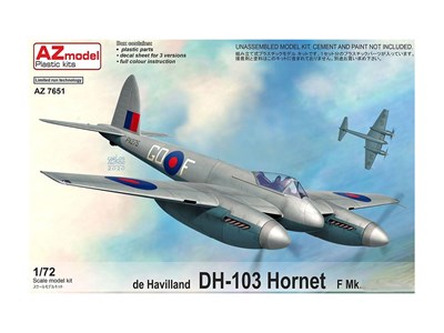 AZ7651  авиация  DH-103 Hornet F Mk.I/F.1  (1:72) 8592942276510