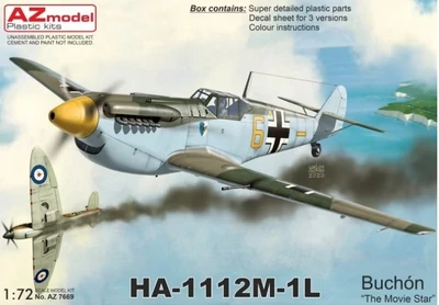 AZ7669  авиация  HA-1112M-1L Buchón „The Movie Star“  (1:72) 8592942276695