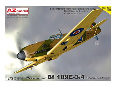 AZ7689  авиация  Bf-109E-3 „Special marking“  (1:72) 8592942276893