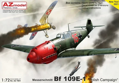 AZ7801  авиация  Messerschmitt Bf 109E-1 "Polish Campaign"  (1:72) 8592942278019
