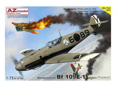 AZ7802  авиация  Bf-109E-1 „Legion Condor“  (1:72) 8592942278026