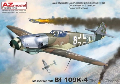 AZ7819  авиация  Bf-109K-4 "The Last Chance"  (1:72) 8592942278194
