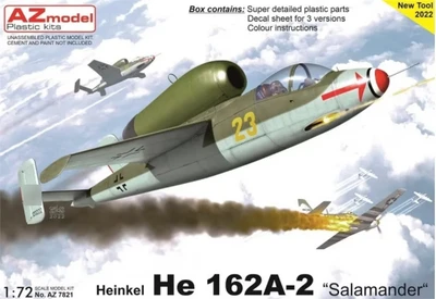 AZ7821  авиация  Heinkel He 162A-2 "Salamander"  (1:72) 8592942278217