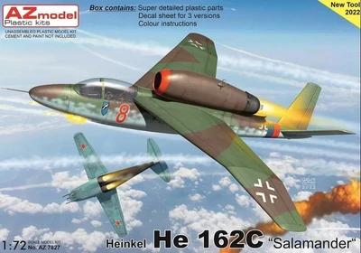 AZ7827  авиация  He-162C "Salamander"  (1:72) 8592942278279