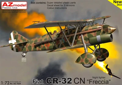 AZ7829  авиация  Fiat CR-32 CN "Night Fighter"  (1:72) 8592942278293