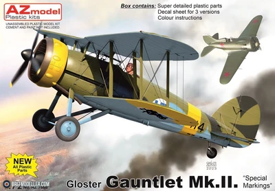 AZ7868  авиация  Gloster Gauntlet Mk.II. "Special Markings"  (1:72) 8592942278682