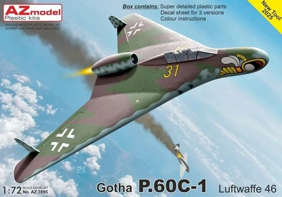 AZ7895  авиация  Gotha P.60C-1 Luftwaffe 46  (1:72) 8592942278958