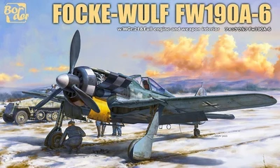 BF-003  авиация  Focke-Wulf Fw 190A-6 w/Wgr. 21 & Full engine and weapons interior  (1:35) 6971995748359