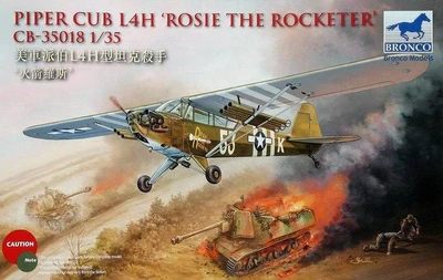 CB35018  авиация  Piper Cub L-4H Rosie The Rocketer  (1:35) 4544032622718