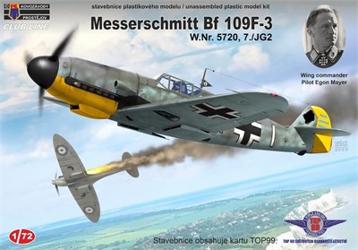CLK0008  авиация  Messerschmitt Bf 109F-3 w.Nr. 5720, 7./JG2  (1:72) 859294230088