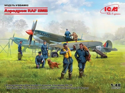 DS4802  авиация  Набор Аэродром RAF II МВ  (1:48) 4823044408108
