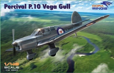 DW48005  авиация  Percival P.10 Vega Gull (military service)  (1:48) 4589913258846