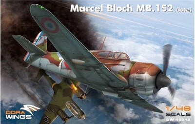DW48019  авиация  Bloch MB.152C.1  (1:48) 4589913287778