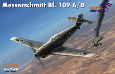 DW72011  авиация  Messershmitt Bf.109 A/B  Legion Condor  (1:72) 4589913256347