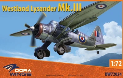 DW72024  авиация  Westland Lysander Mk.III  (1:72) 4820237050205