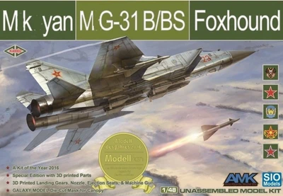K48002  авиация  M&G-31 B/BS Foxhound Russian Interceptor  (1:48) 6973975350095