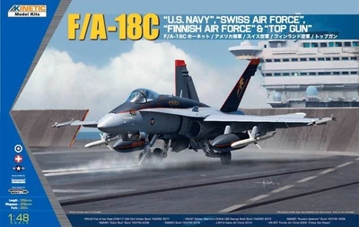 K48031  авиация  F/A-18C US NAVY, Swiss, Finn  (1:48) 2000000229577